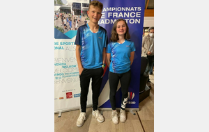 Louna Lechat et Lucas Guerin représentent le CGBC au championnat de France jeune à Mulhouse 