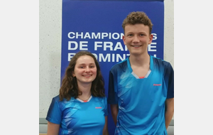 <div>Louna Lechat et Lucas Guerin ont participé aux championnats de France a Mulhouse</div><div>Simple : pas de sortie des qualifications</div><div>Mixte : pas de sortie des qualifications</div><div>Double homme avec Titouan Gasc (FIB35) : défaite en huit